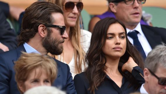 Bradley Cooper e Irina Shayk dan la nota con su pelea en Wimbledon