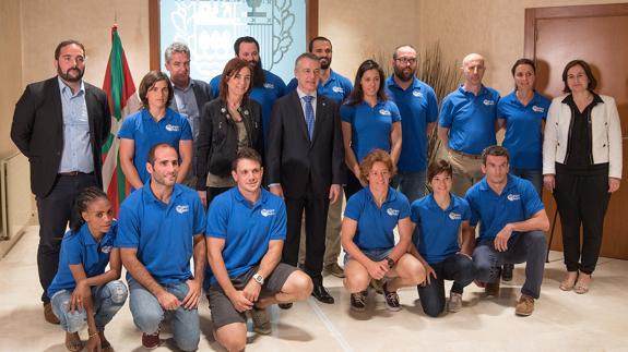 Urkullu anima a los deportistas olímpicos vascos, de quienes dice estar orgulloso