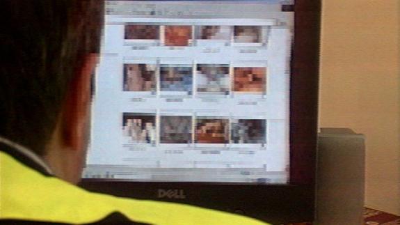 Un vizcaíno, entre los siete detenidos por intercambiar pornografía infantil en Internet