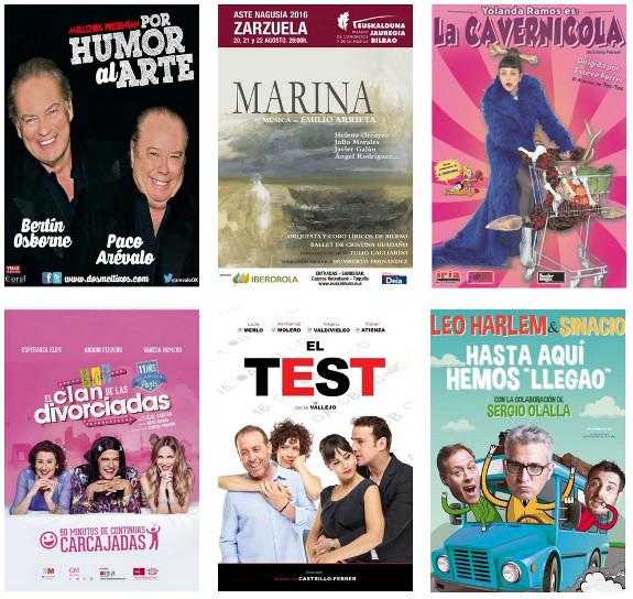 Teatro en el Palacio Euskalduna: programación Aste Nagusia 2016