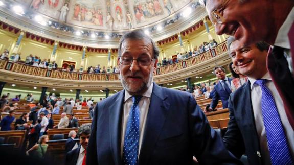Rajoy somete hoy su candidatura a la votación del Congreso con el rechazo de la mayoría de la Cámara