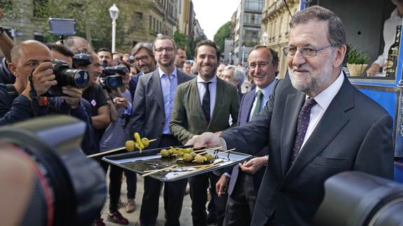 Y Mariano probó las gildas