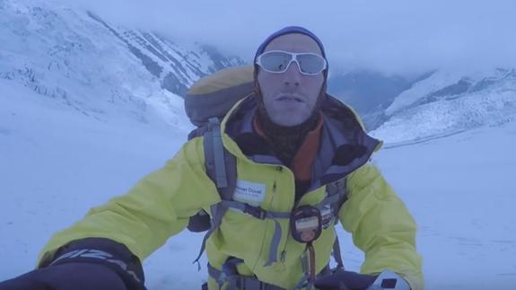 Alberto Zerain holla la cima del Manaslu
