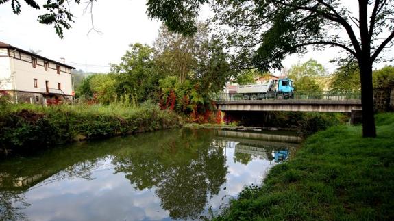 El encauzamiento del Asua reducirá inundaciones en Sondika