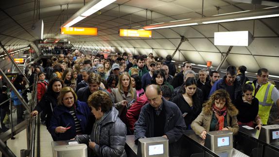 Refuerzo en Metro Bilbao por Santo Tomás