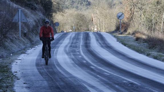 La Llanada Alavesa roza los 10 grados bajo cero