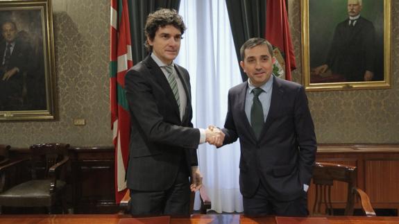 Diputación y BBK estrechan lazos para trabajar en materia de empleo