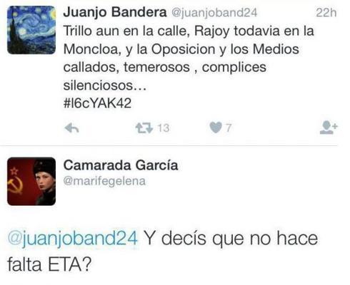 «¿Y decís que no hace falta ETA?»: el polémico tuit de una concejala de IU en Madrid