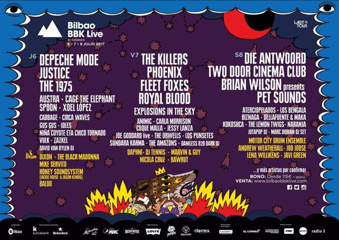 El BBK Live incorpora 17 nuevas bandas a su cartel