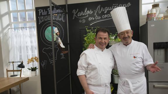 «Arguiñano es el Papa y yo su monaguillo»