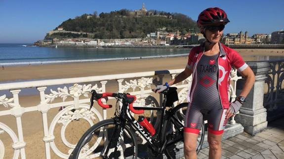 Triatleta olímpica a los 70