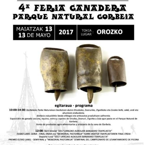 La feria del Gorbea cita en Orozko a más de 200 cabezas de ganado