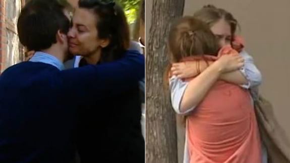 Los amigos de los jóvenes muertos en el ascensor: «Oímos un estruendo y habían desaparecido»