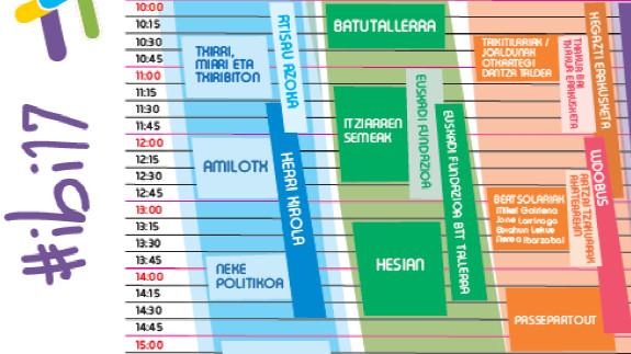 Ibilaldia 2017: Programa y plano del recorrido