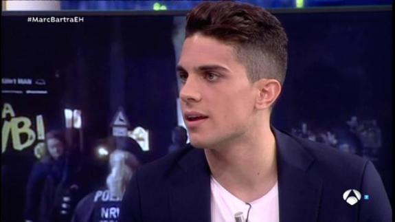 Marc Bartra, en 'El Hormiguero': «Sentí muchísimo miedo, el brazo me colgaba»